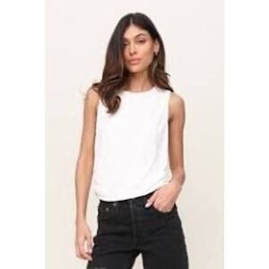 NWT Central Park West Ruched Jersey Top Size M